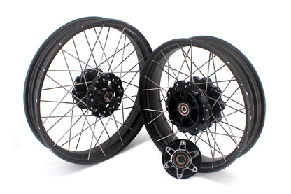 VMX-Racing 19-17in. Spoke Tubeless Wheels Fit For KTM390 Adventure Orange/White Fit For Husqvarna 401 2020 2021 - Howling Moto