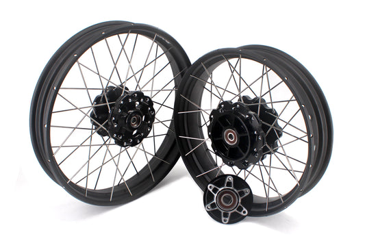 VMX-Racing 19-17in. Spoke Tubeless Wheels Fit For KTM390 Adventure Orange/White Fit For Husqvarna 401 2020 2021 - Howling Moto