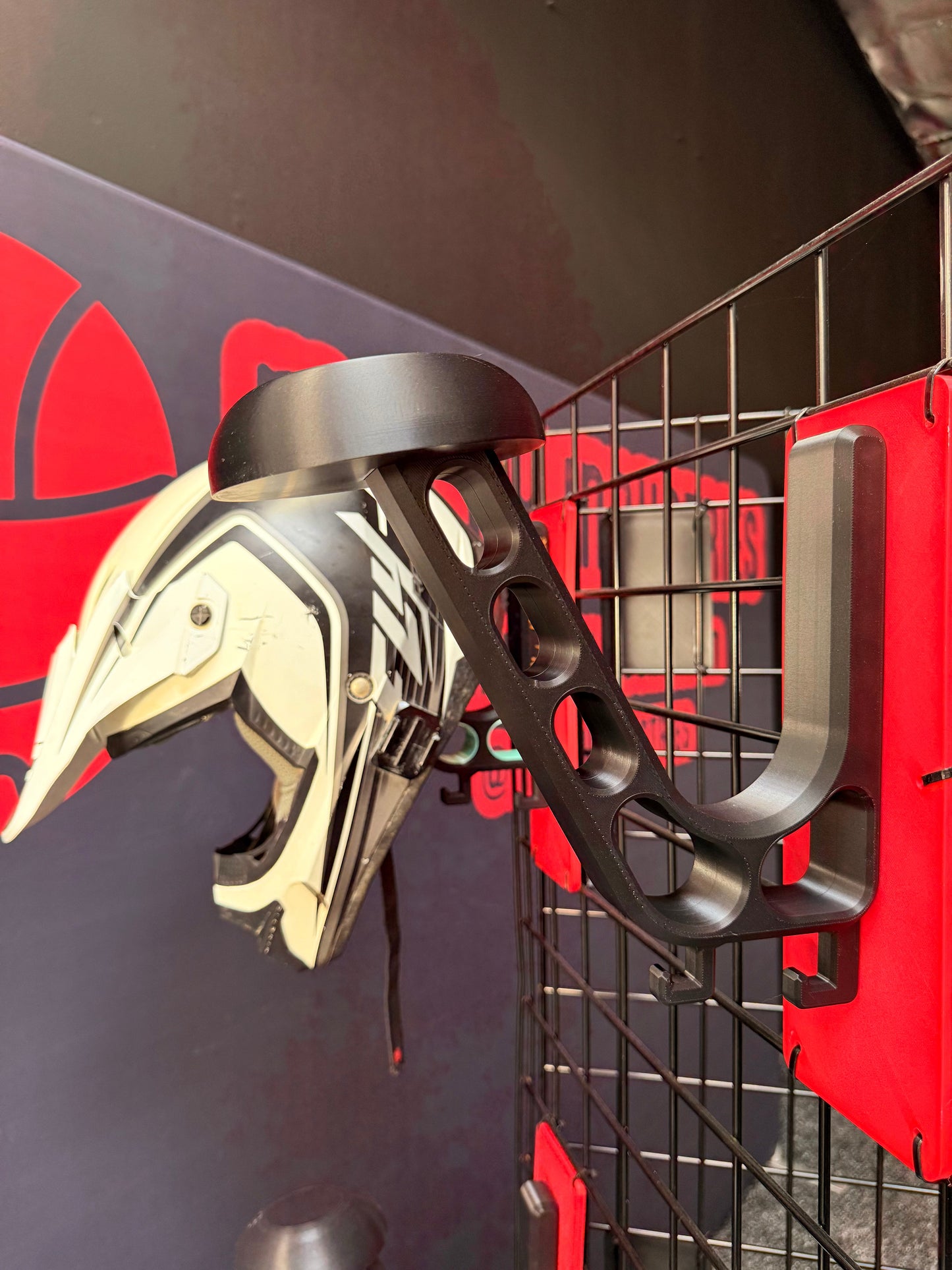 Motorcycle Helmet Wall Mount - Howling Moto