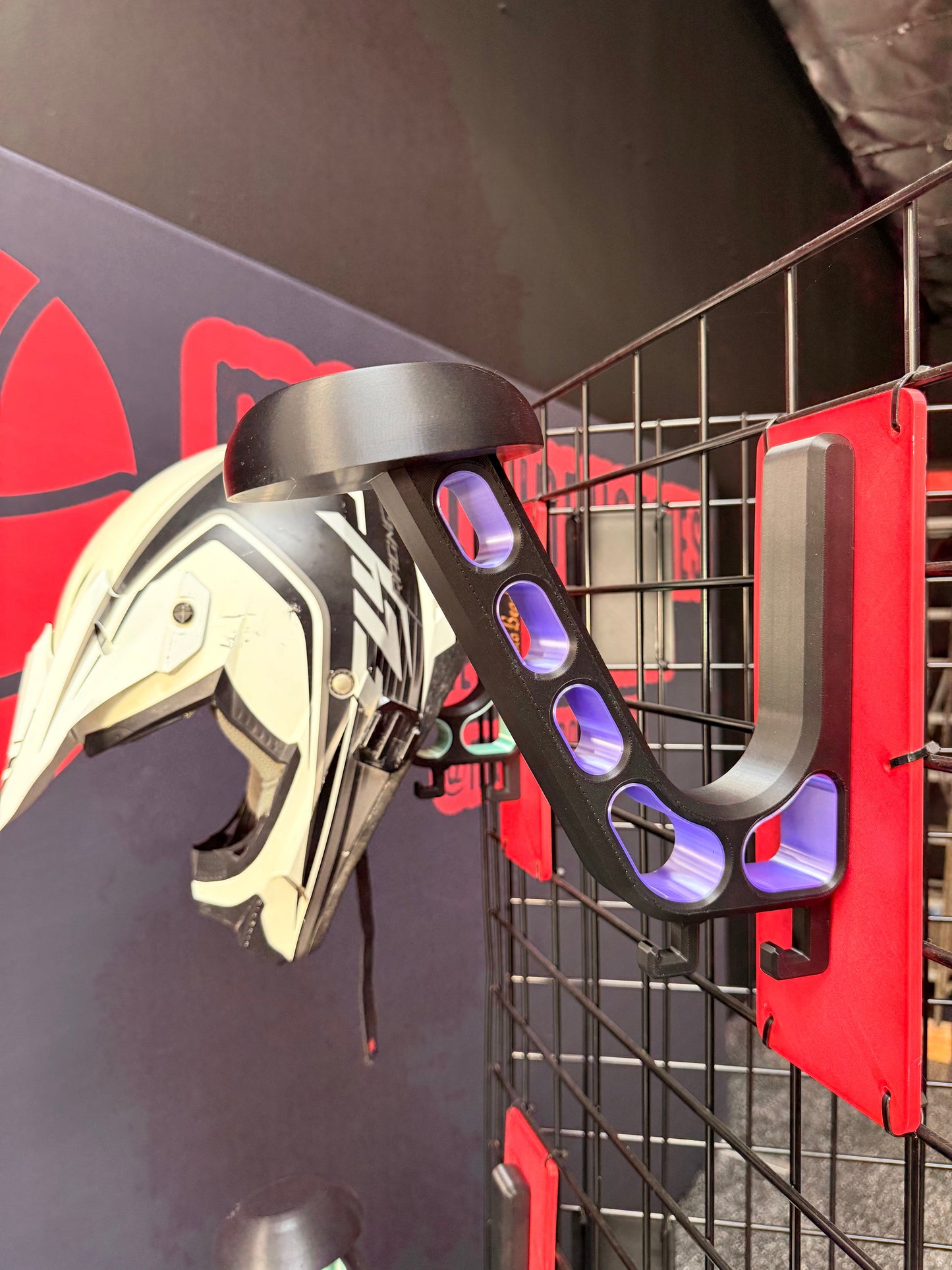 Motorcycle Helmet Wall Mount - Howling Moto