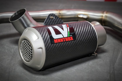 BENELLI TNT 135 FULL EXHAUST SYSTEM- LEO VINCE CARBON FIBER