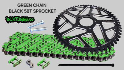RAWRR MANTIS X 58 TOOTH REAR SPROCKET MAX TORQUE CONVERSION KIT - Howling Moto