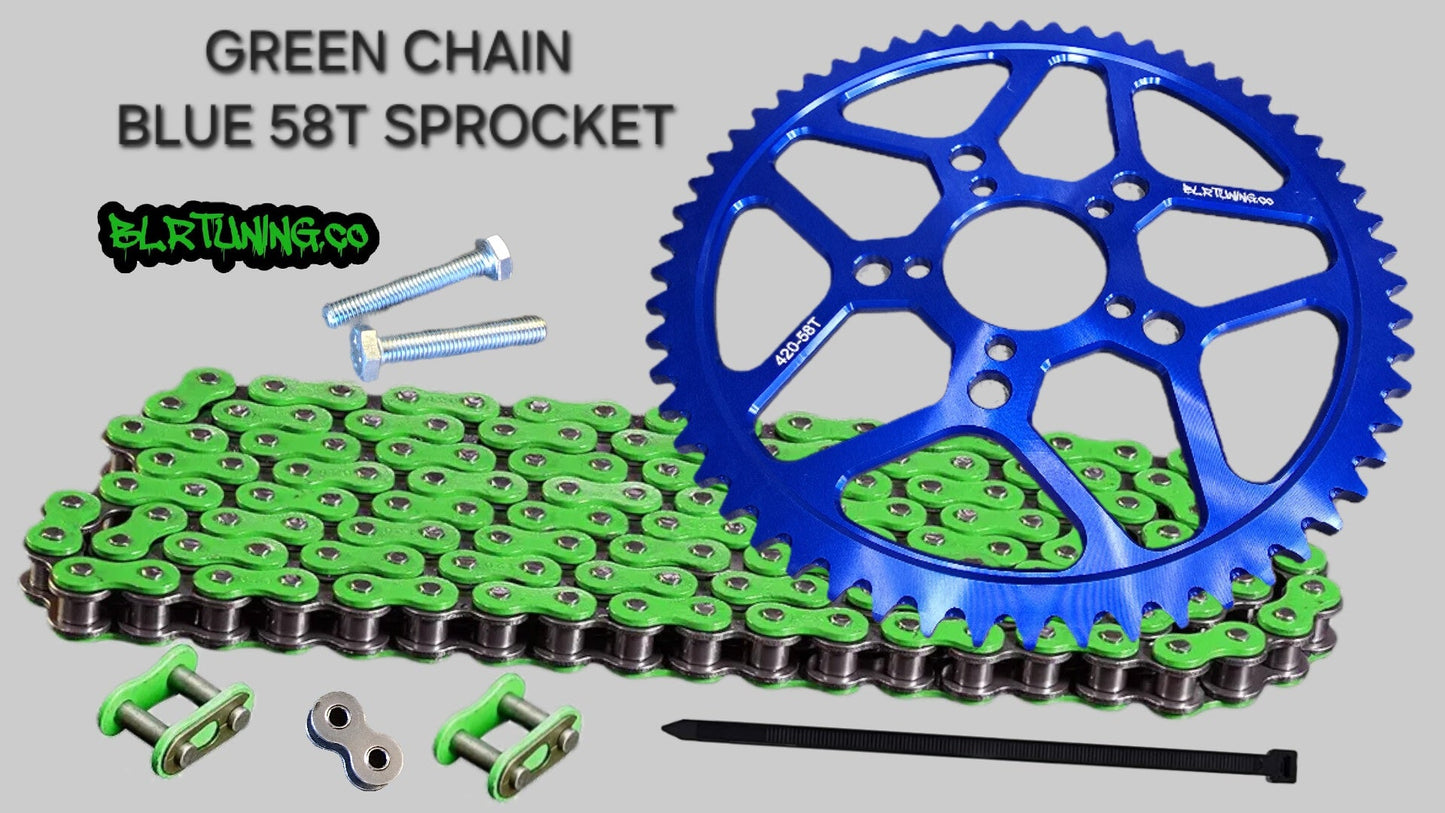 RAWRR MANTIS X 58 TOOTH REAR SPROCKET MAX TORQUE CONVERSION KIT - Howling Moto