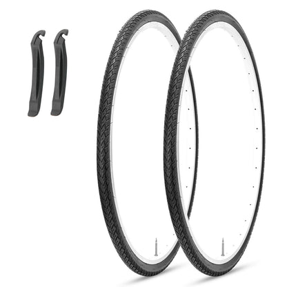 Hycline Glimpse 700x35C road bike tire for urban commuting and city cycling, showing tread pattern and sidewall design.