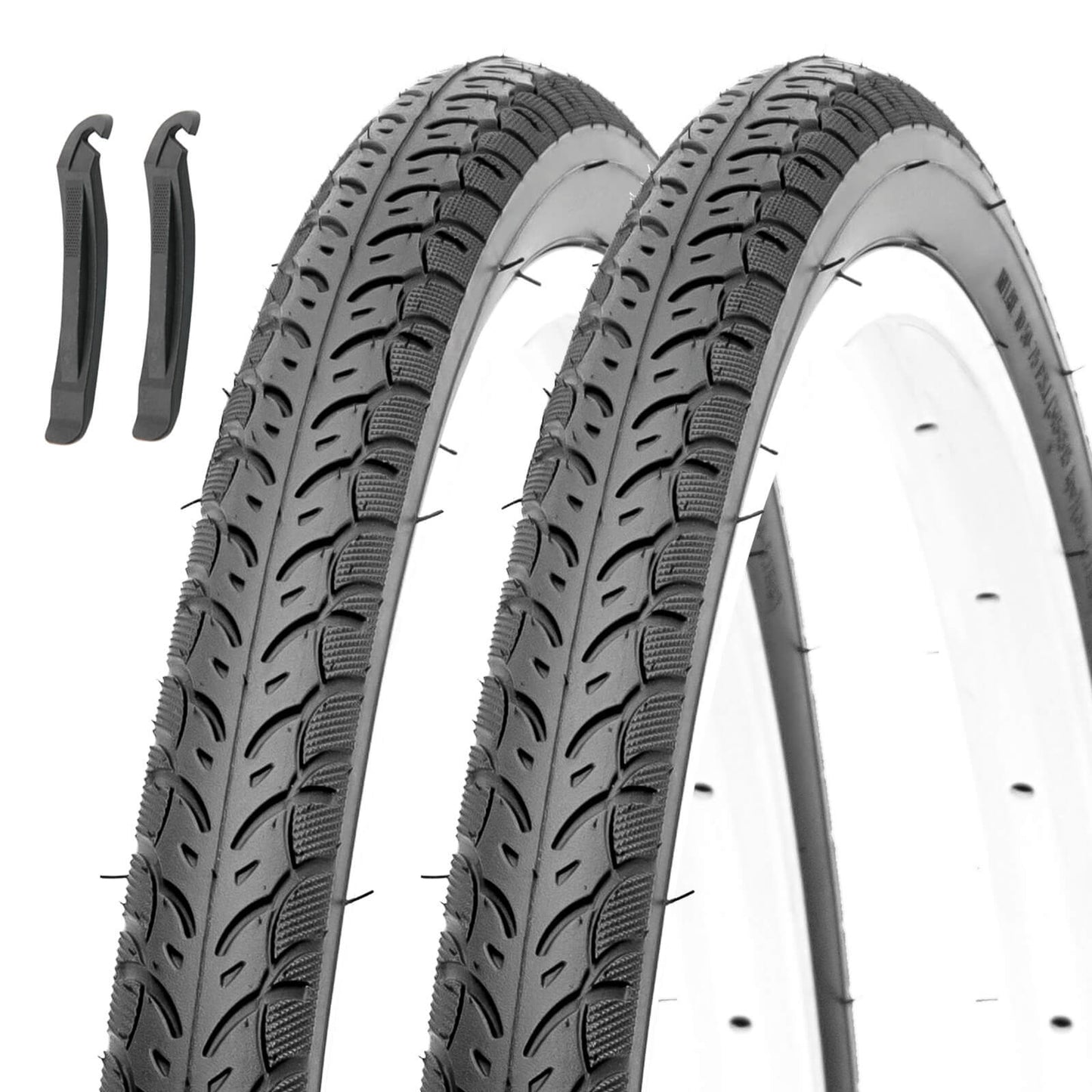 Hycline Glimpse 700x35C road bike tire for urban commuting and city cycling, shown mounted on a bicycle wheel.