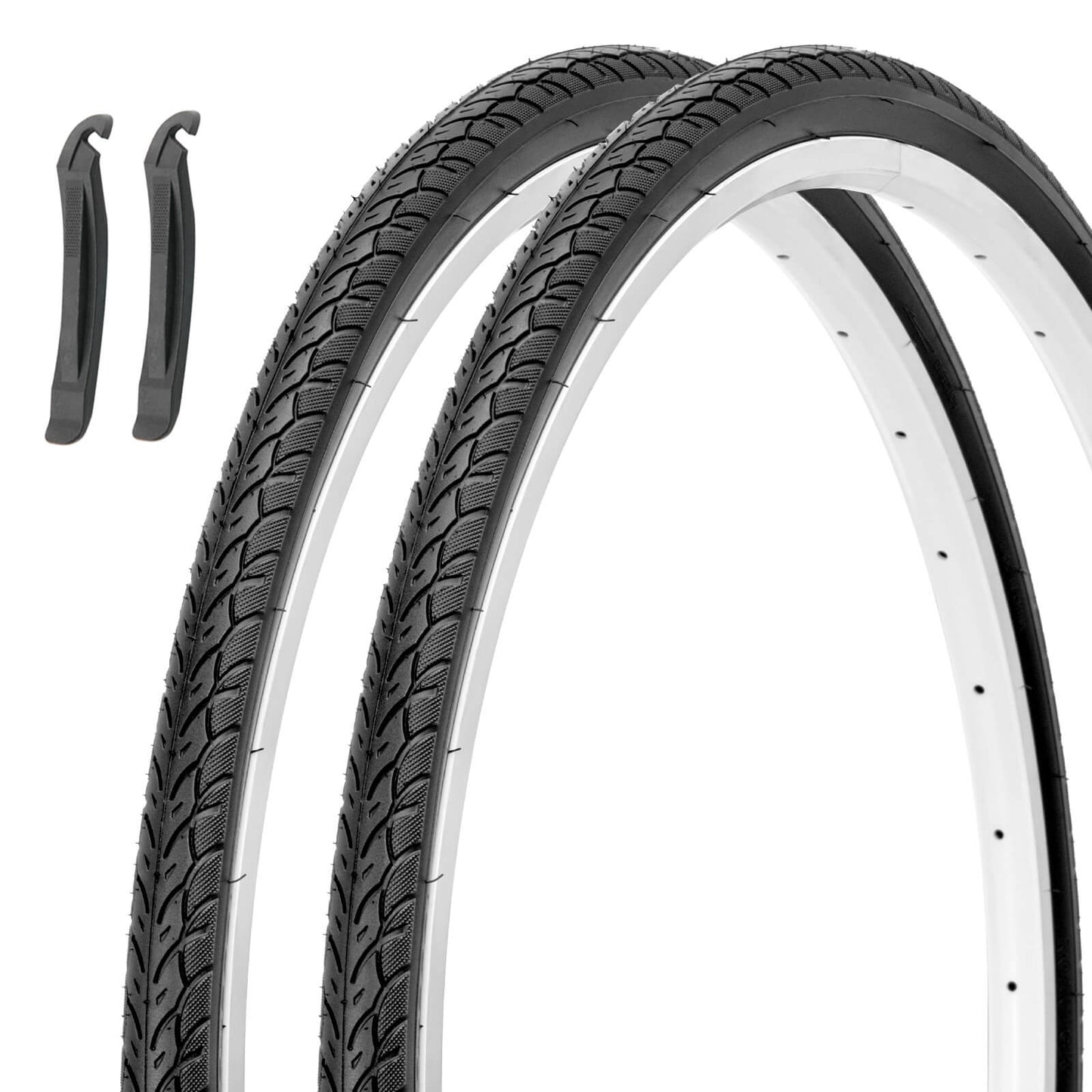 Hycline Glimpse 700x35C road bike tire for urban commuting and city cycling, featuring a sleek tread pattern and durable rubber.