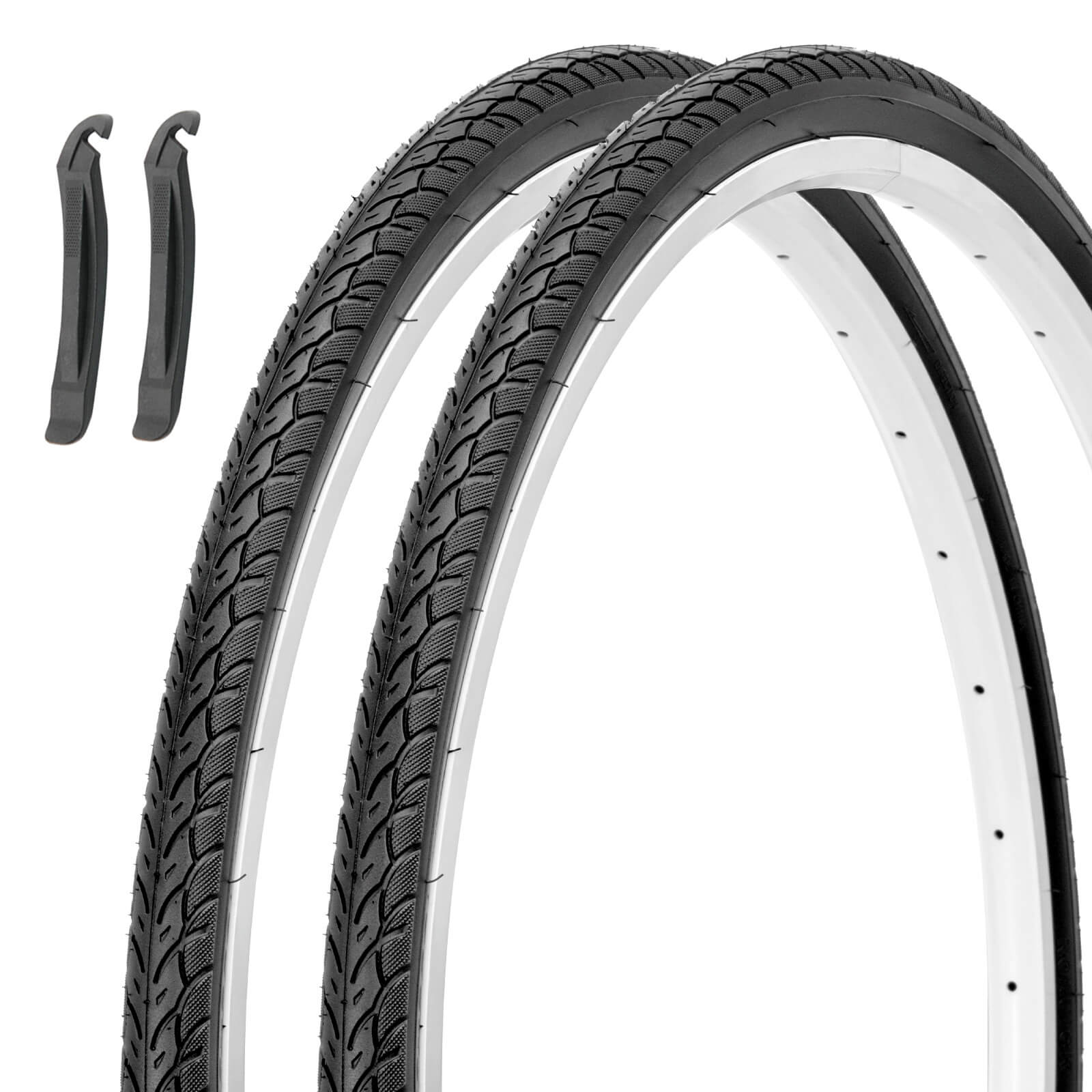 Hycline Glimpse 700x35C road bike tire for urban commuting and city cycling, featuring a sleek tread pattern and durable rubber.