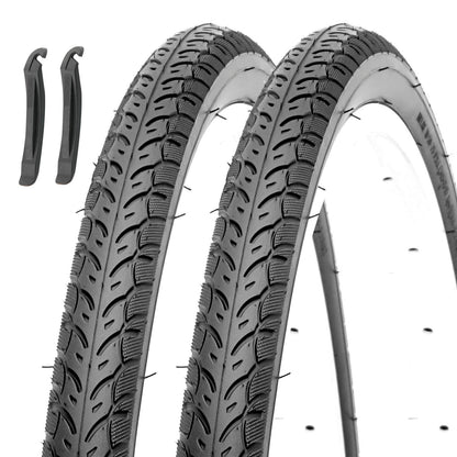 Hycline Glimpse 700x35C road bike tire for urban commuting, showing the tread pattern and sidewall details.