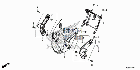 Honda Headlight Cover Grom 2014-2015