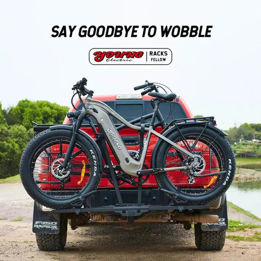 Young Electric FELLOW Foldable Hitch eBike Rack | 2’’ Receiver, 200 LBS Capacity (Open Box) - Howling Moto
