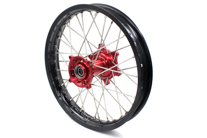 KKE 21 & 18 Enduro Wheels Rims for Husqvarna TE TC FE FC SMR TXC  2000-2013 Red Hubs - Howling Moto