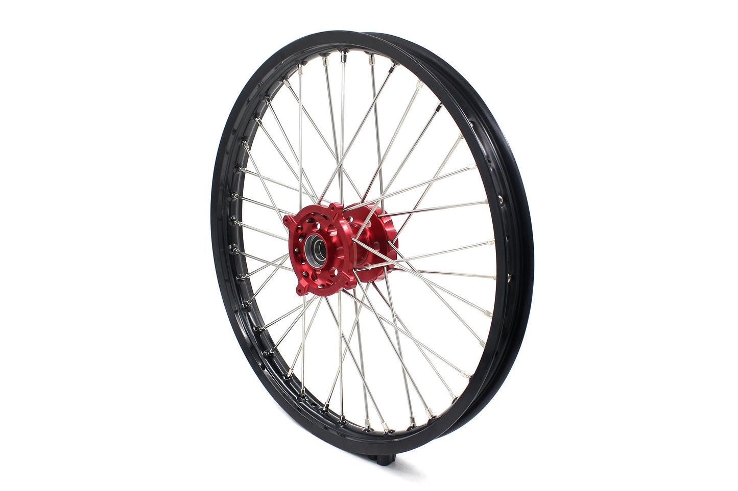 KKE 21 & 18 Enduro Wheels Rims for Husqvarna TE TC FE FC SMR TXC  2000-2013 Red Hubs - Howling Moto