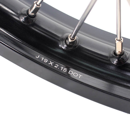 KKE 21" 19" MX Cast Dirt Bike Wheels Set For HONDA CRF250R 04-13 CRF450R 02-12 CR125R/250R 02-13