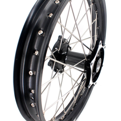 KKE 21" 19" MX Cast Dirt Bike Wheels Set For HONDA CRF250R 04-13 CRF450R 02-12 CR125R/250R 02-13