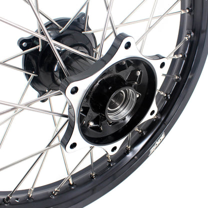 KKE 21" 19" MX Cast Dirt Bike Wheels Set For HONDA CRF250R 04-13 CRF450R 02-12 CR125R/250R 02-13