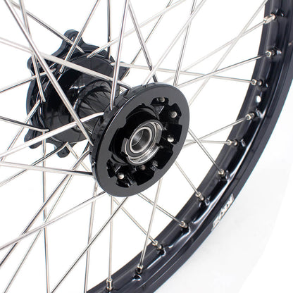 KKE 21" 19" MX Cast Dirt Bike Wheels Set For HONDA CRF250R 04-13 CRF450R 02-12 CR125R/250R 02-13