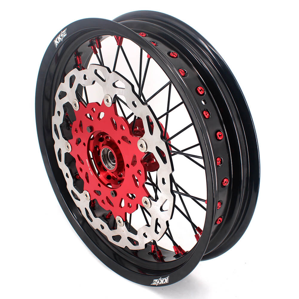 KKE 17 Inch Supermoto Wheels Fit for Honda CRF450L 2019-2021 CRF250R CRF450R 2024 - Howling Moto