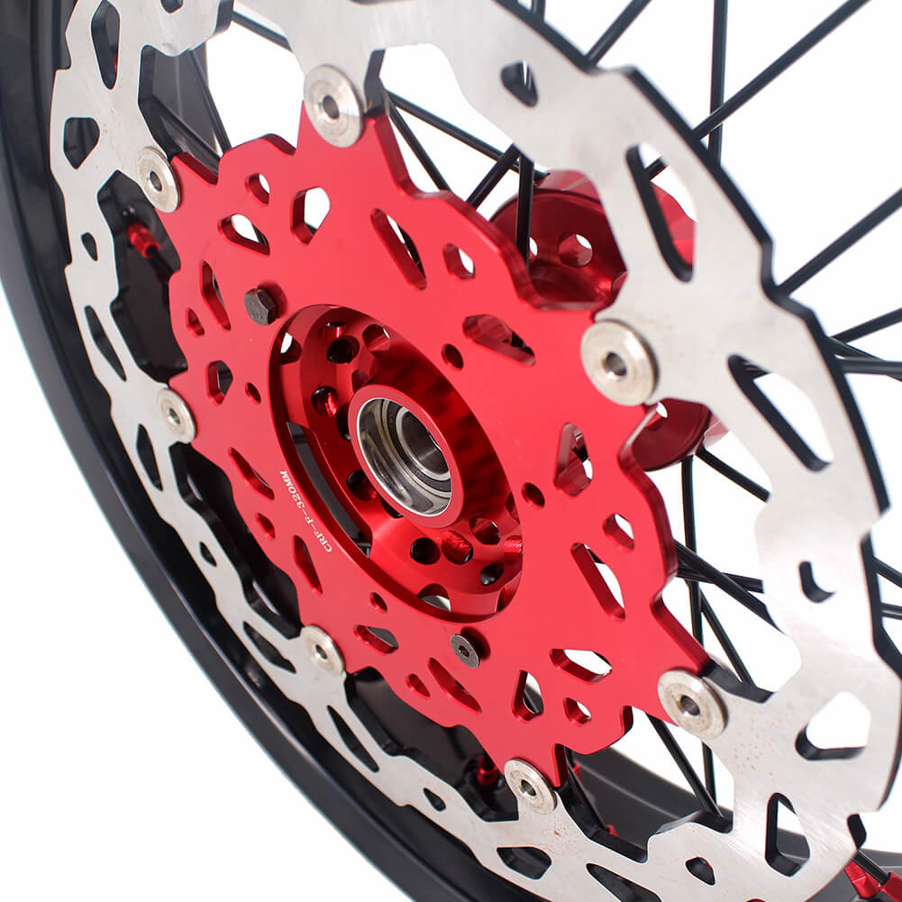KKE 17 Inch Supermoto Wheels Fit for Honda CRF450L 2019-2021 CRF250R CRF450R 2024 - Howling Moto