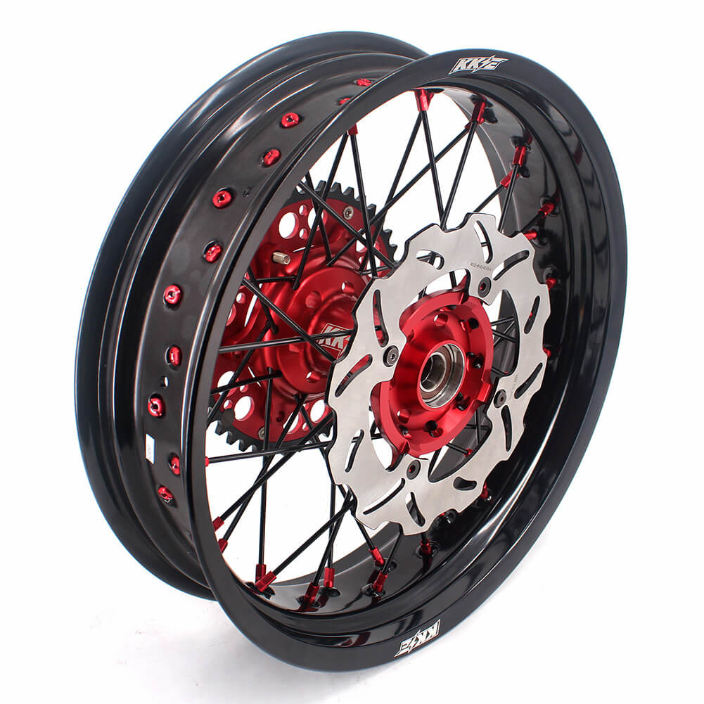 KKE 17 Inch Supermoto Wheels Fit for Honda CRF450L 2019-2021 CRF250R CRF450R 2024 - Howling Moto