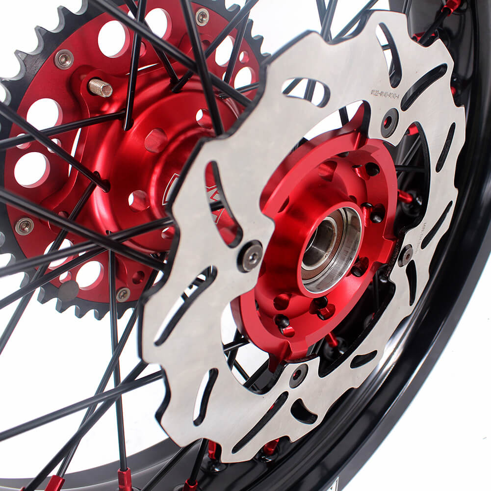 KKE 17 Inch Supermoto Wheels Fit for Honda CRF450L 2019-2021 CRF250R CRF450R 2024 - Howling Moto