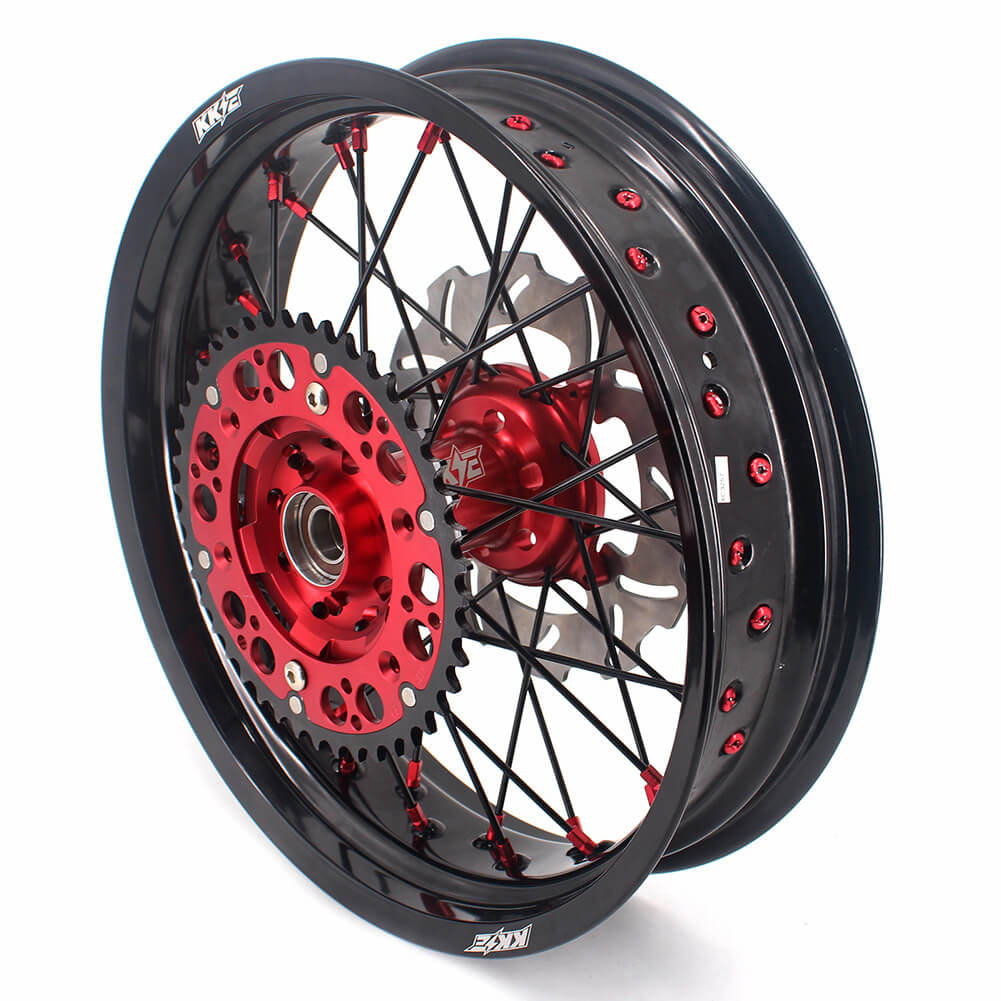 KKE 17 Inch Supermoto Wheels Fit for Honda CRF450L 2019-2021 CRF250R CRF450R 2024 - Howling Moto