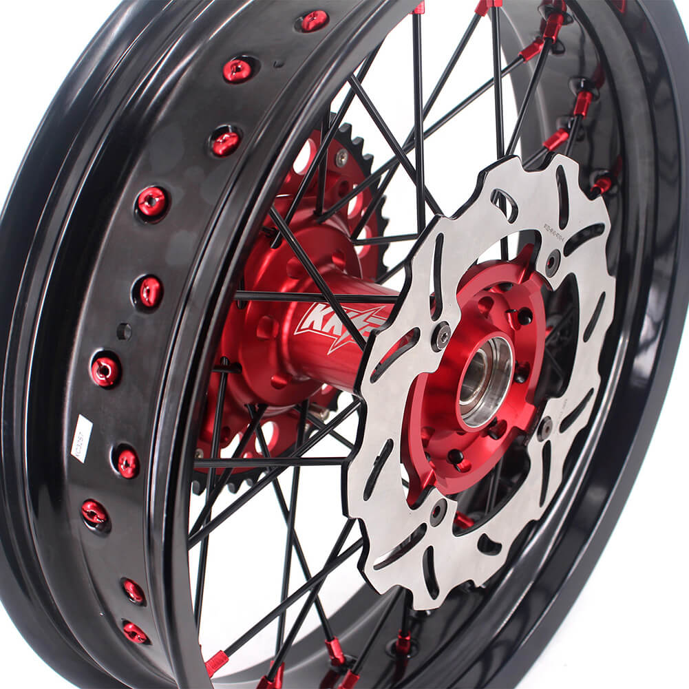 KKE 17 Inch Supermoto Wheels Fit for Honda CRF450L 2019-2021 CRF250R CRF450R 2024 - Howling Moto