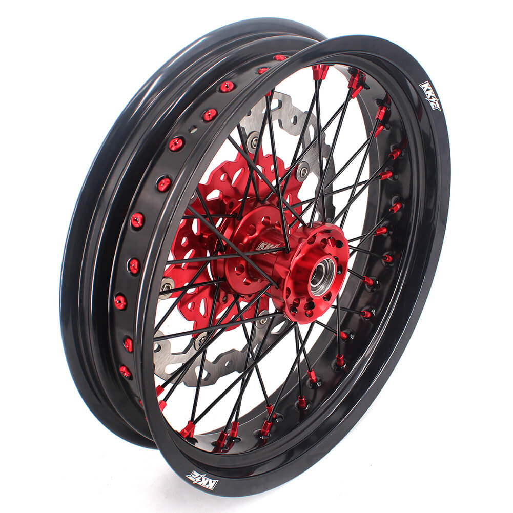KKE 17 Inch Supermoto Wheels Fit for Honda CRF450L 2019-2021 CRF250R CRF450R 2024 - Howling Moto