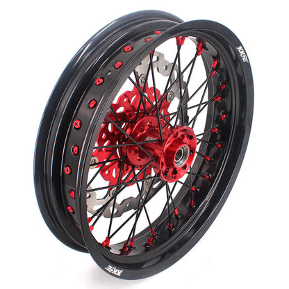 KKE 17 Inch Supermoto Wheels Fit for Honda CRF450L 2019-2021 CRF250R CRF450R 2024 - Howling Moto