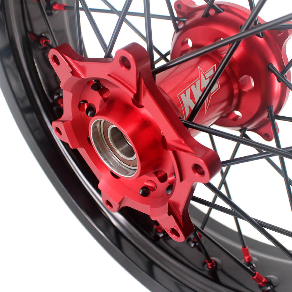 KKE 17 Inch Supermoto Wheels Fit for Honda CRF450L 2019-2021 CRF250R CRF450R 2024 - Howling Moto