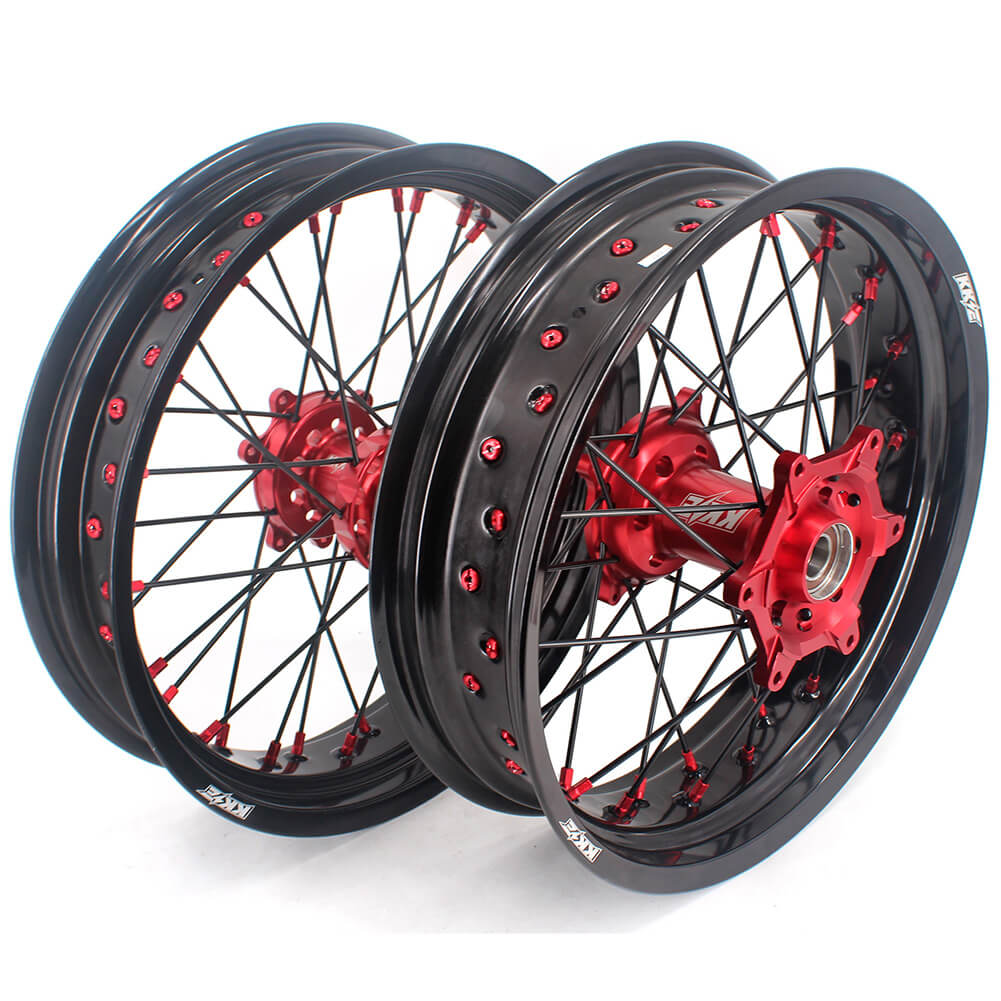 KKE 17 Inch Supermoto Wheels Fit for Honda CRF450L 2019-2021 CRF250R CRF450R 2024 - Howling Moto