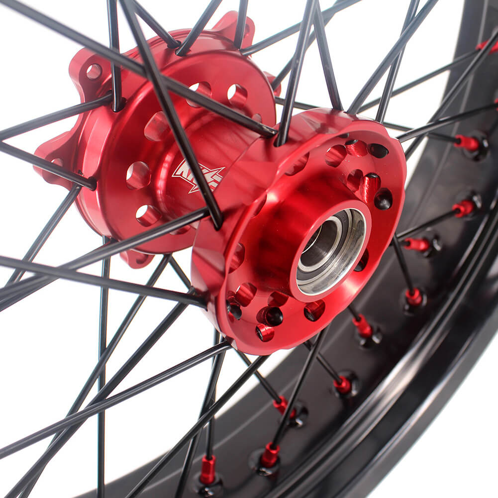 KKE 17 Inch Supermoto Wheels Fit for Honda CRF450L 2019-2021 CRF250R CRF450R 2024 - Howling Moto