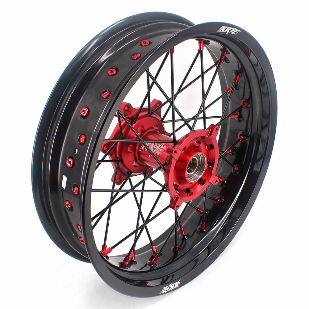KKE 17 Inch Supermoto Wheels Fit for Honda CRF450L 2019-2021 CRF250R CRF450R 2024 - Howling Moto