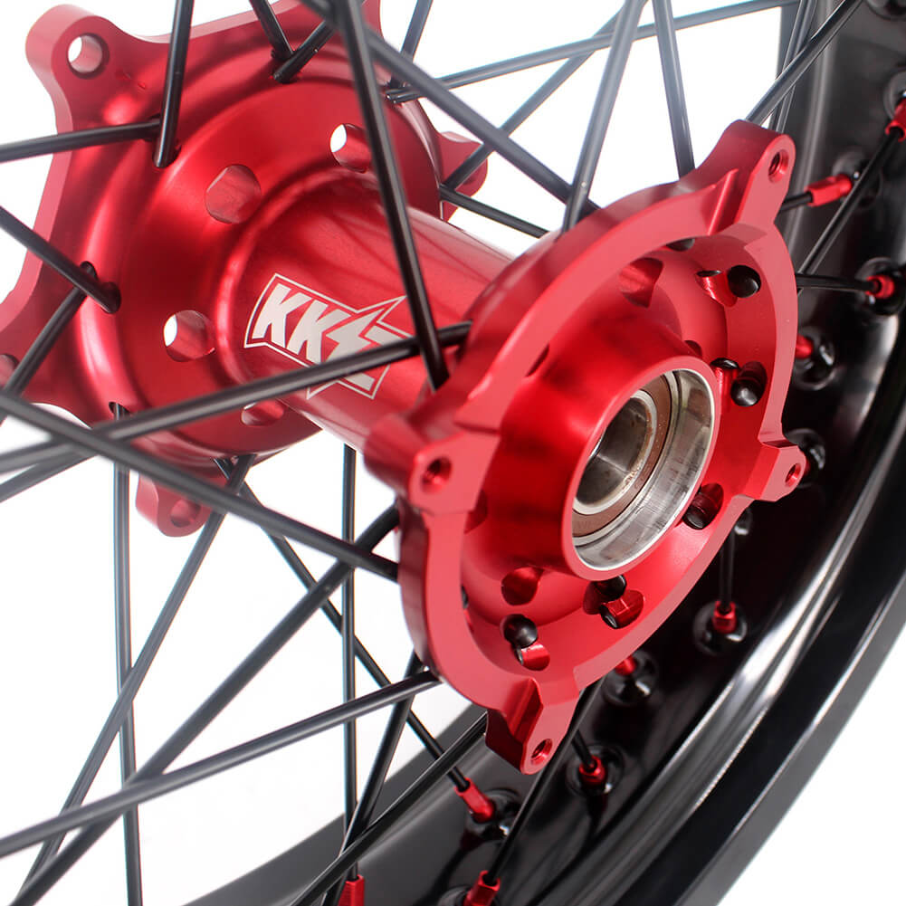 KKE 17 Inch Supermoto Wheels Fit for Honda CRF450L 2019-2021 CRF250R CRF450R 2024 - Howling Moto