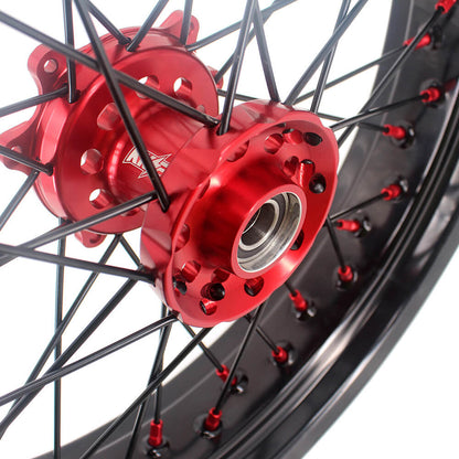 KKE 17 Inch Supermoto Wheels Fit for Honda CRF450L 2019-2021 CRF250R CRF450R 2024 - Howling Moto