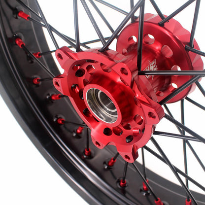 KKE 17 Inch Supermoto Wheels Fit for Honda CRF450L 2019-2021 CRF250R CRF450R 2024 - Howling Moto