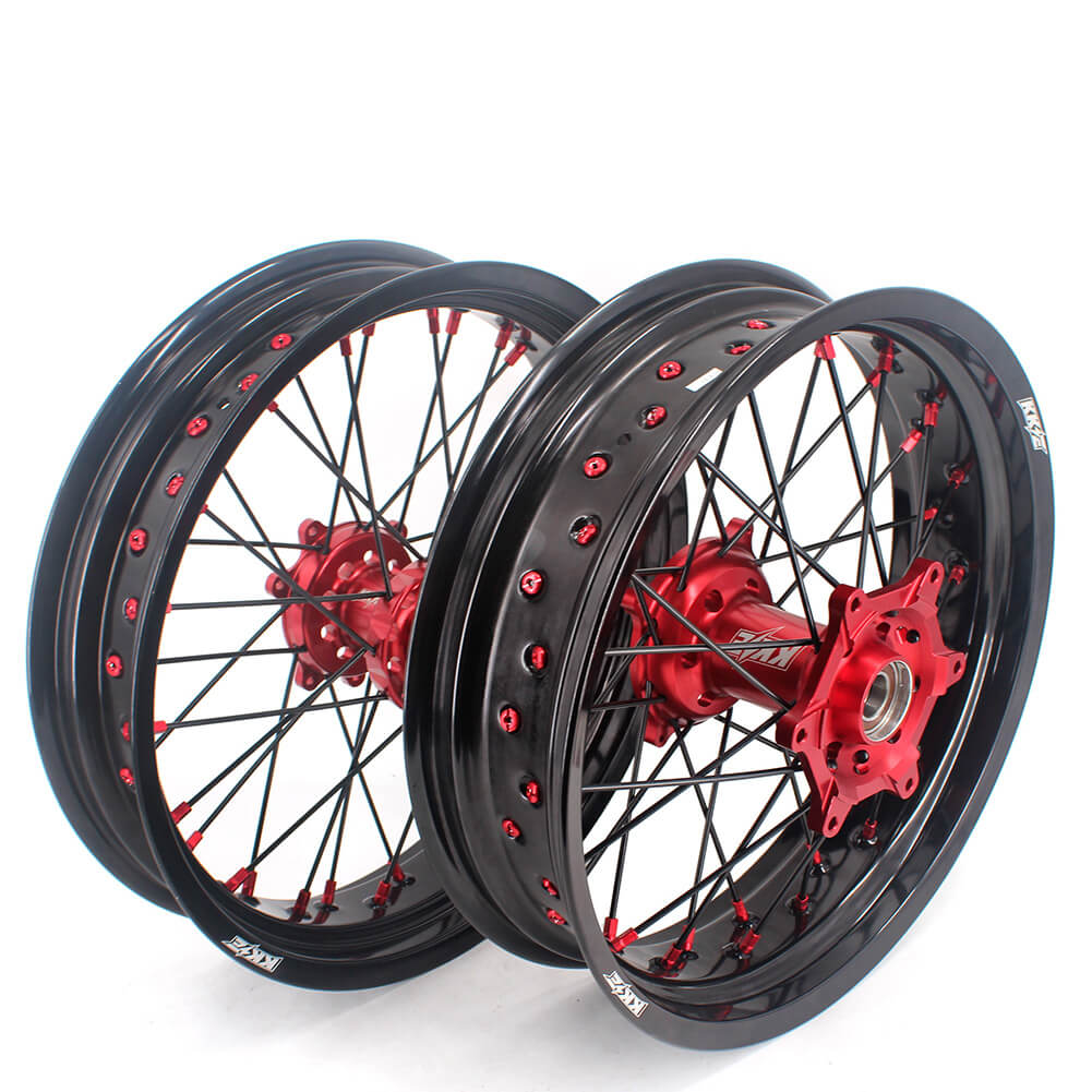 KKE 17 Inch Supermoto Wheels Fit for Honda CRF450L 2019-2021 CRF250R CRF450R 2024 - Howling Moto