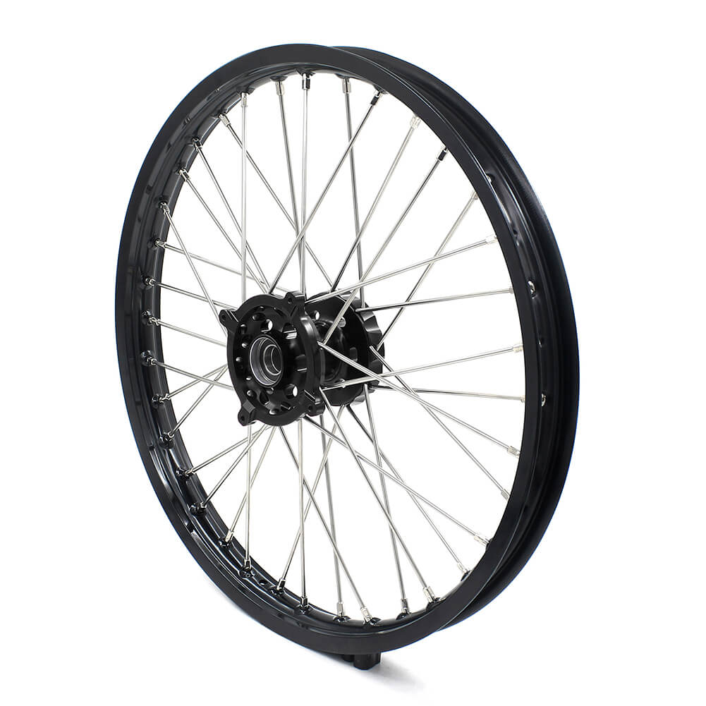 KKE 21 & 19 Wheels for HUSQVARNA TE TC FE FC SMR TXC 2000-2013 Black - Howling Moto