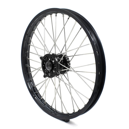 KKE 21 & 19 Wheels for HUSQVARNA TE TC FE FC SMR TXC 2000-2013 Black - Howling Moto