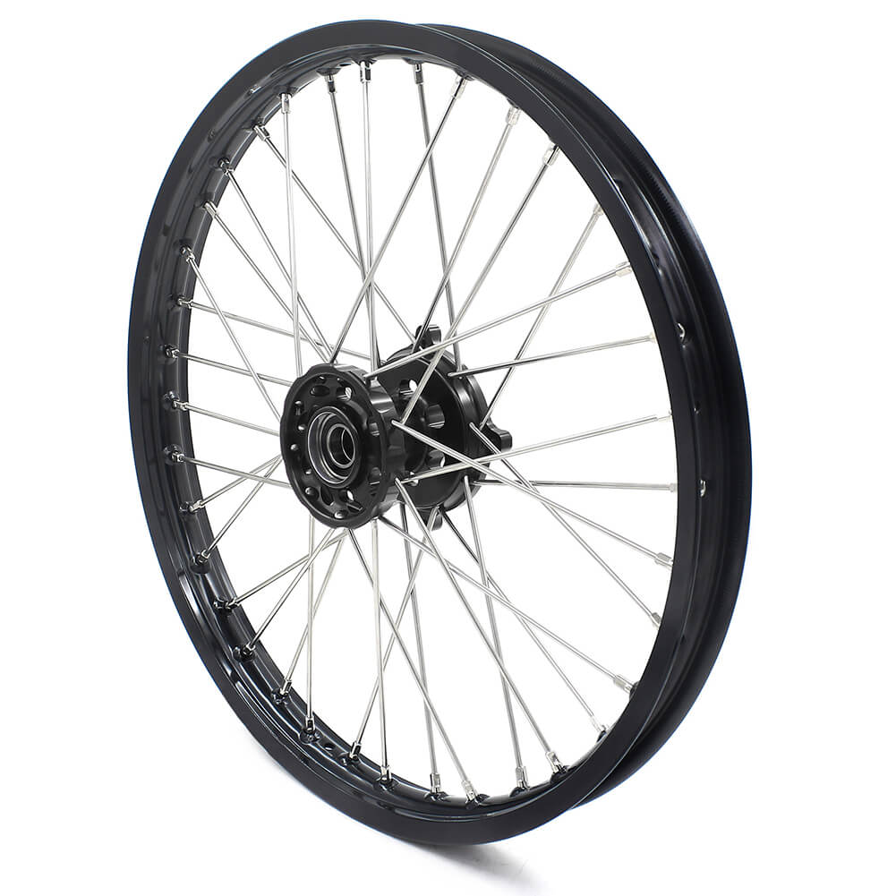 KKE 21 & 19 Wheels for HUSQVARNA TE TC FE FC SMR TXC 2000-2013 Black - Howling Moto