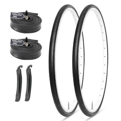 Hycline Flashmob road bike tire, 700×25C / 700×28C, with black rubber tread and sidewalls, designed for performance cycling.