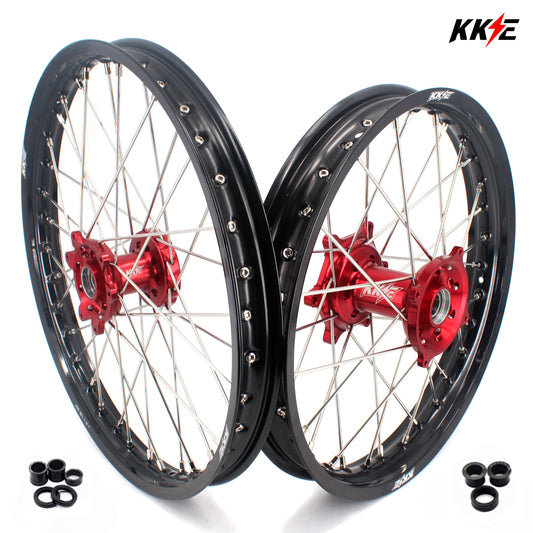 KKE 21" 19" or 21" 18" Dirt Bike Wheels Set For HONDA CRF250R 2014-2025 CRF450R 2013-2025 CRF450L 2019-2021 - Howling Moto
