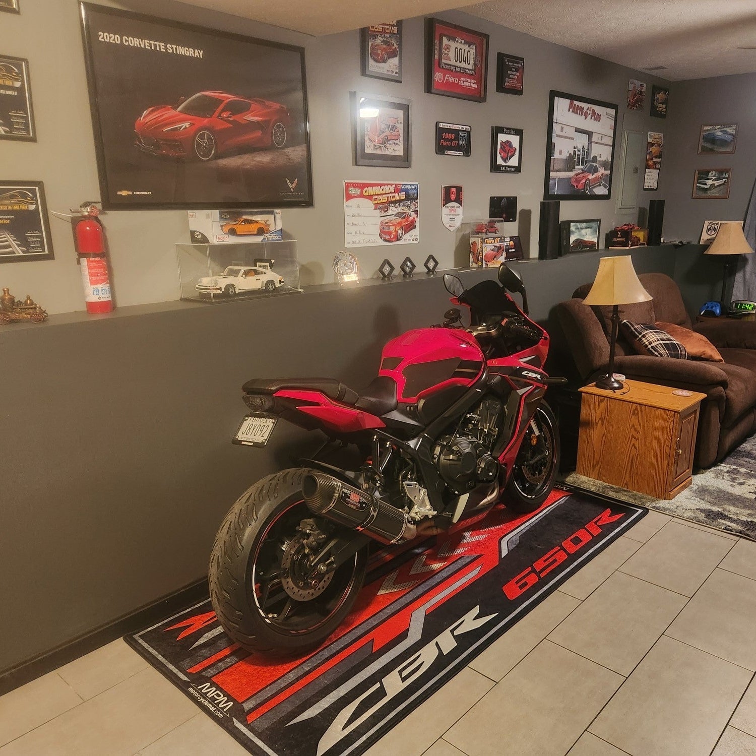 MPM Motorcycle Mat for Honda CBR650R - MM7444 - Howling Moto