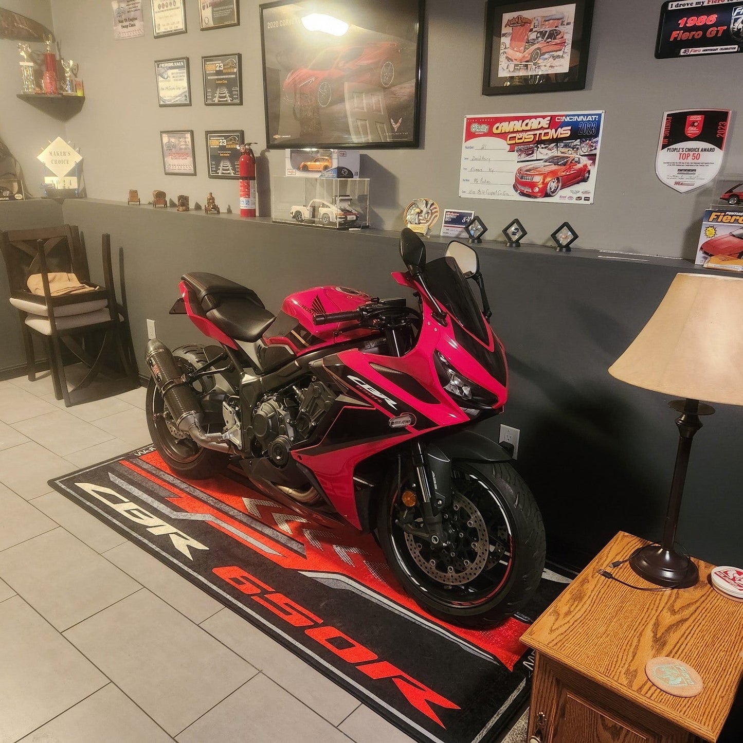 MPM Motorcycle Mat for Honda CBR650R - MM7444 - Howling Moto