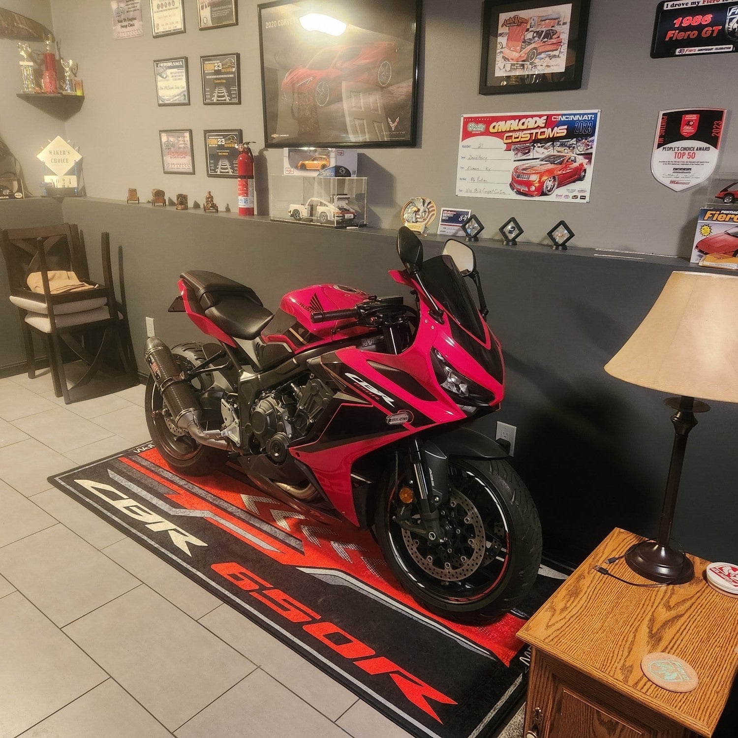 MPM Motorcycle Mat for Honda CBR650R - MM7444 - Howling Moto