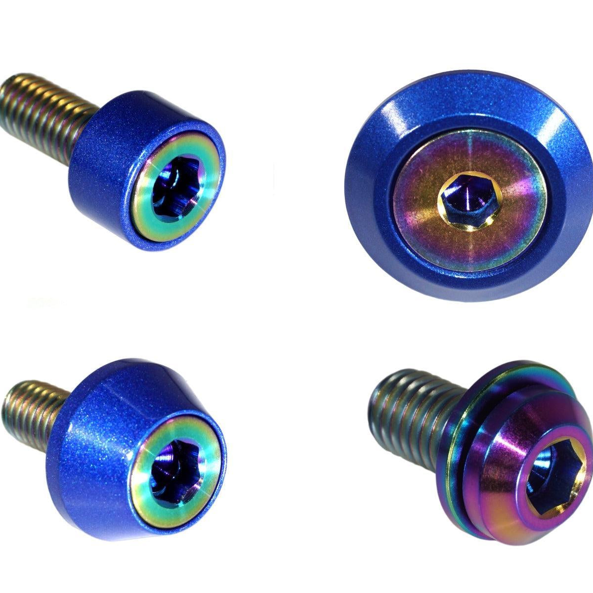 ZSPEC Interior Dress Up Bolts® Fastener Kit for 21+ Ford Bronco 2.7L, Titanium & Billet - Howling Moto
