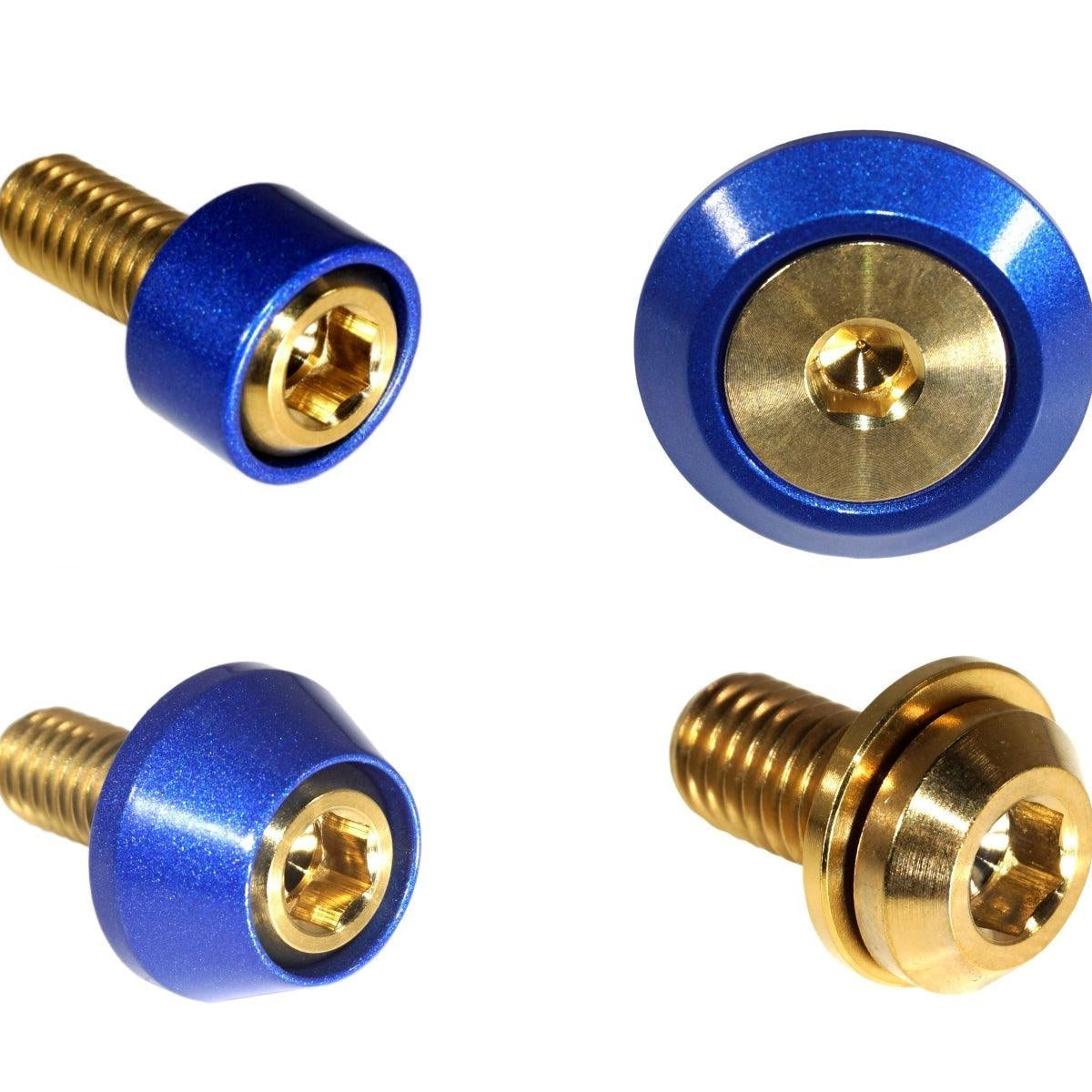 ZSPEC Interior Dress Up Bolts® Fastener Kit for 21+ Ford Bronco 2.7L, Titanium & Billet - Howling Moto