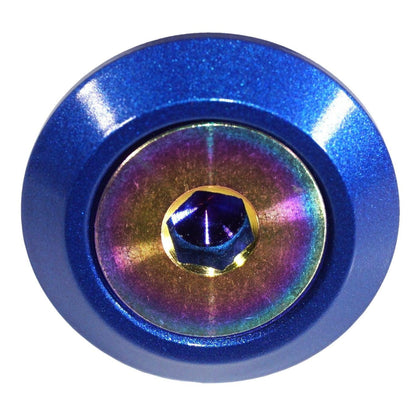 ZSPEC Low-Profile Body Kit Fastener, M5x20mm Titanium & Billet w/RIVET NUT, Per Each - Howling Moto
