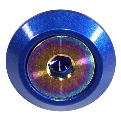 ZSPEC Low-Profile Body Kit Fastener, M5x20mm w/ WELL NUT, Titanium & Billet, Per Each - Howling Moto