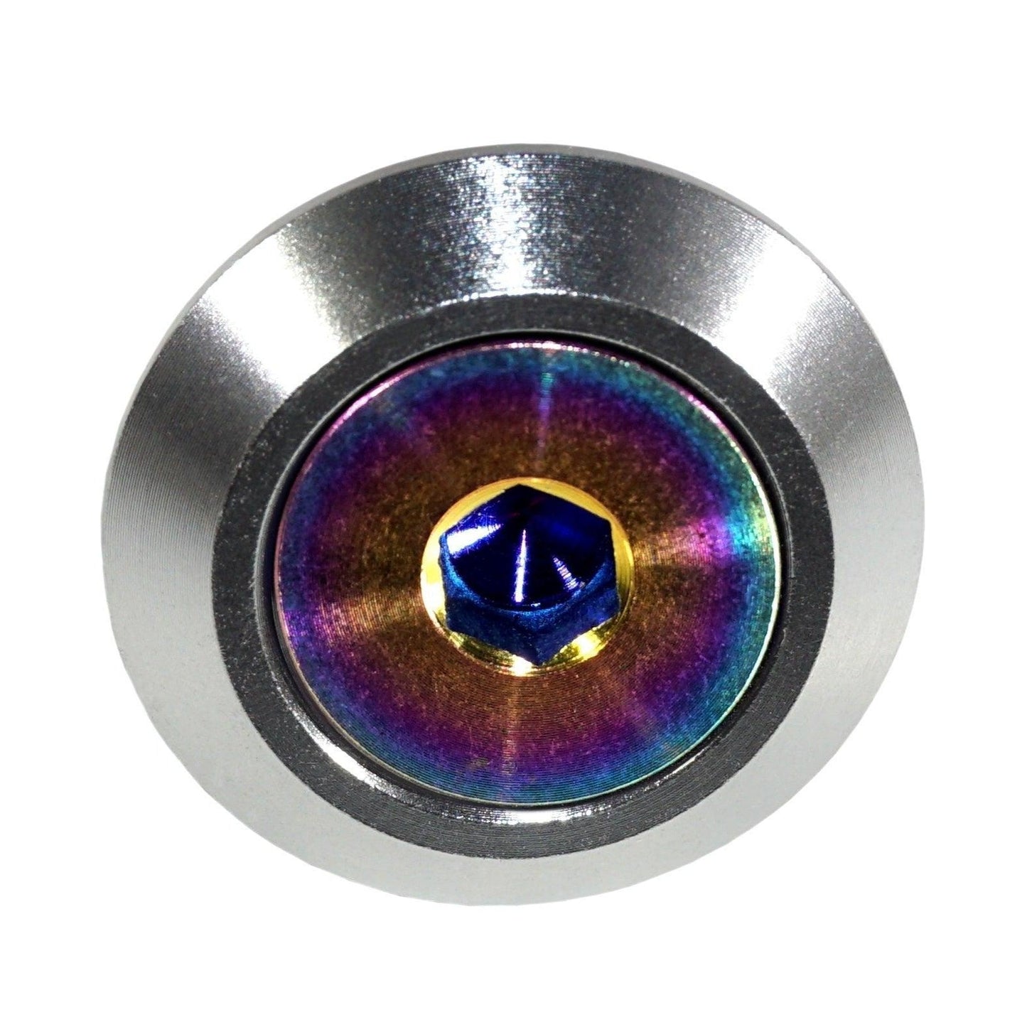 ZSPEC Low-Profile Body Kit Fastener, M5x20mm Titanium & Billet w/RIVET NUT, Per Each - Howling Moto