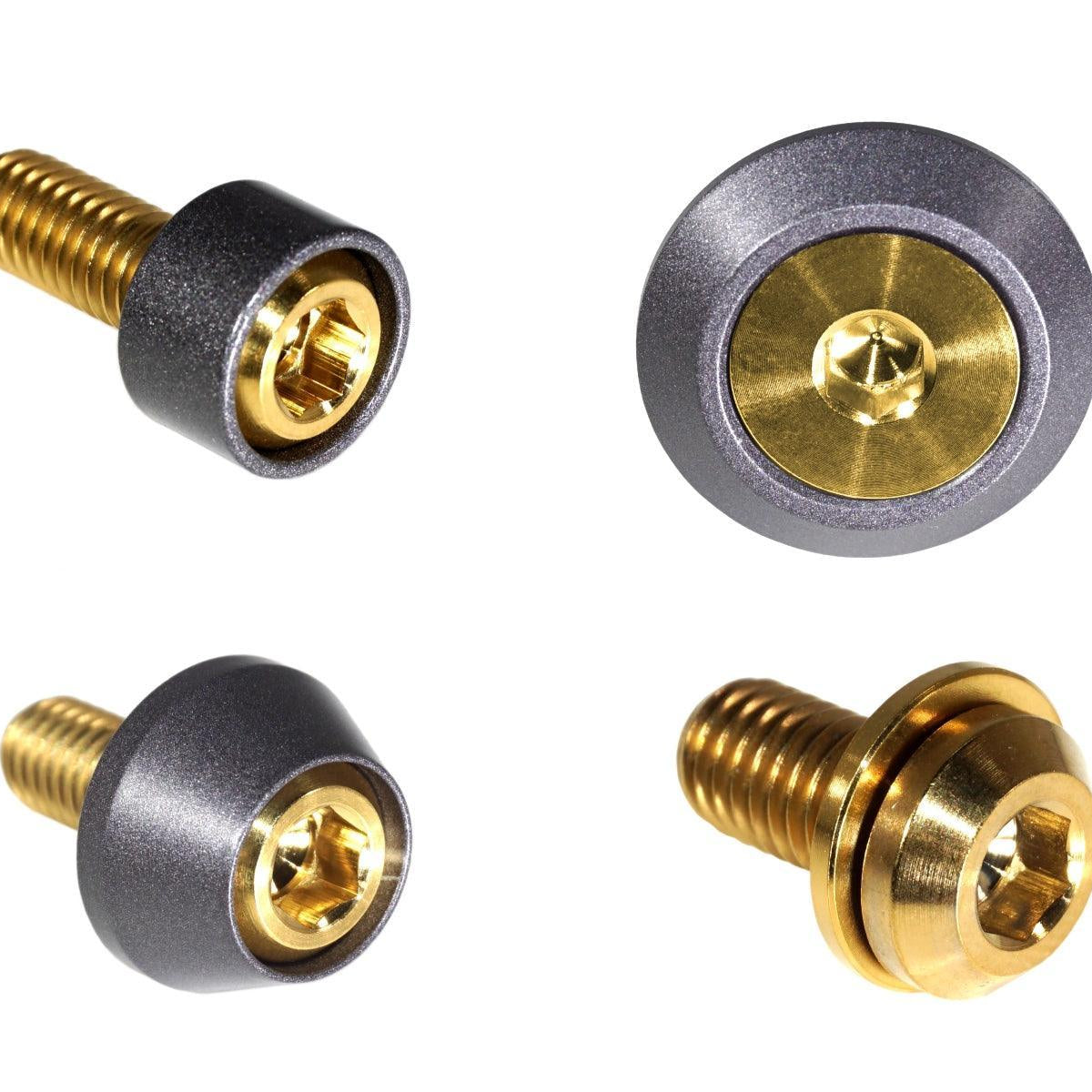 ZSPEC Interior Dress Up Bolts® Fastener Kit for 21+ Ford Bronco 2.7L, Titanium & Billet - Howling Moto